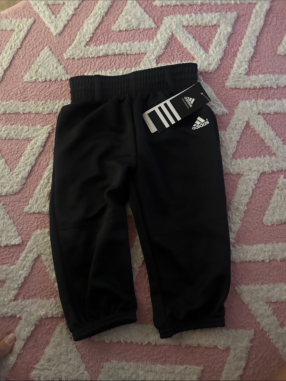 Adidas Black Kids Athletic Pants